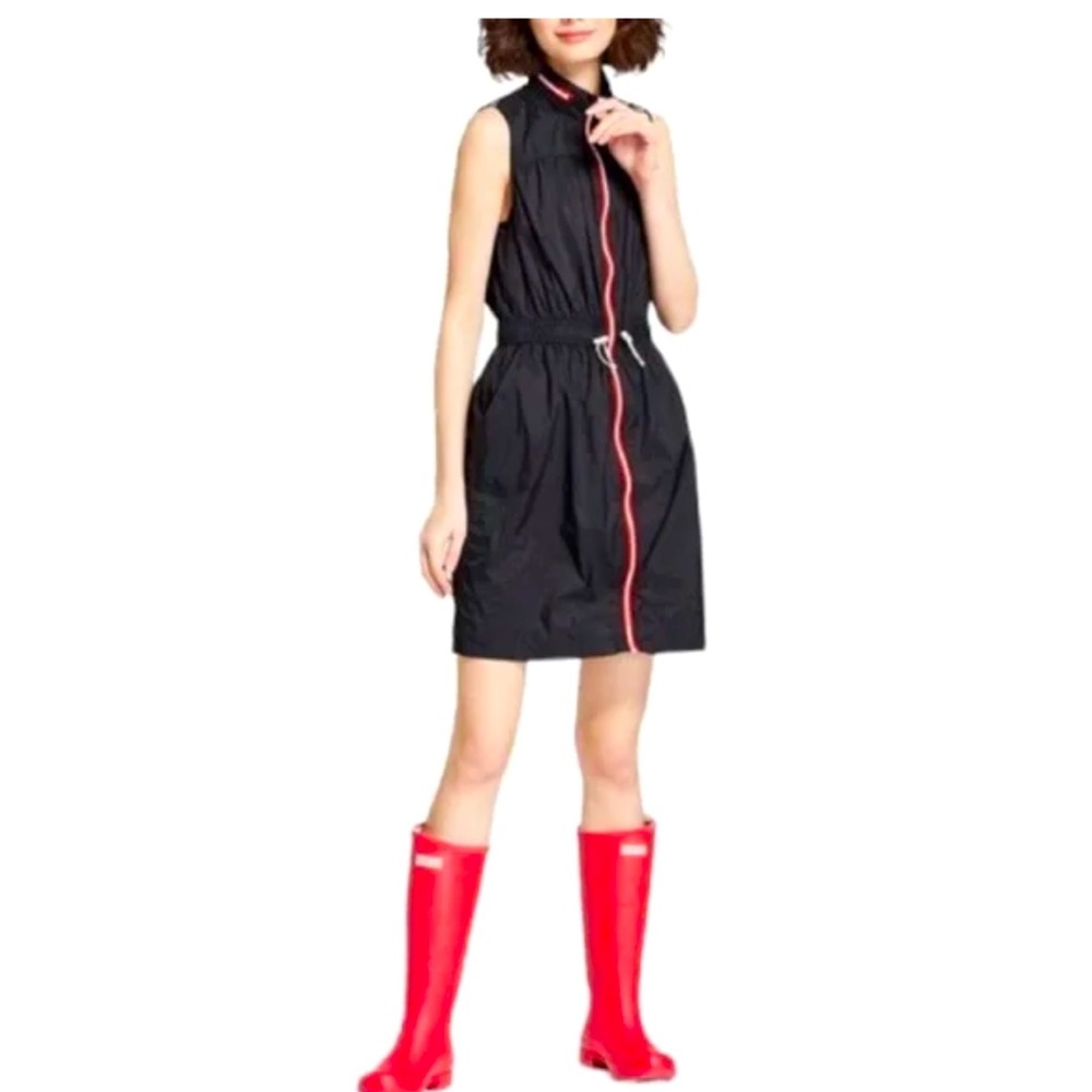 NWT Hunter for Target Sleeveless Black Windbreaker Dress Sz XS